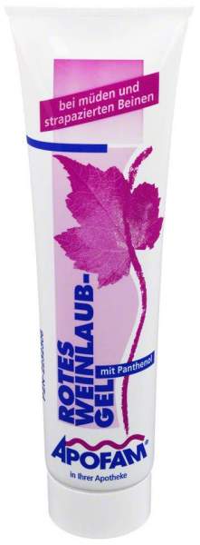 Apofam Rotes Weinlaub Gel