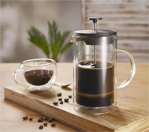 Doppelwandiger Kaffee- &amp; Teebereiter - French Press 1 Stück