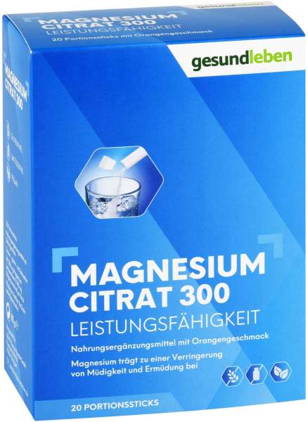 Gesund Leben Magnesiumcitrat 300 Portion