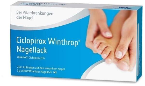 Ciclopirox Winthrop Nagellack 3 g