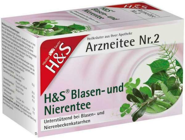 H&amp;S Blasen- und Nierentee 20 Filterbeutel