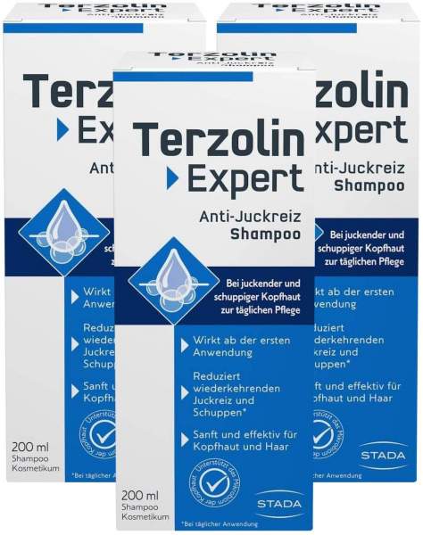 Terzolin Expert Anti-Juckreiz 3 x 200 ml Shampoo