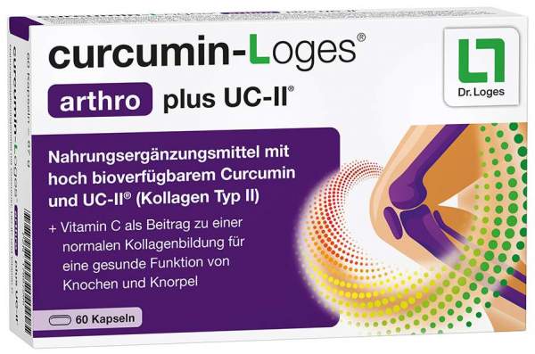 Curcumin-Loges Arthro Plus UC-II 60 Kapseln