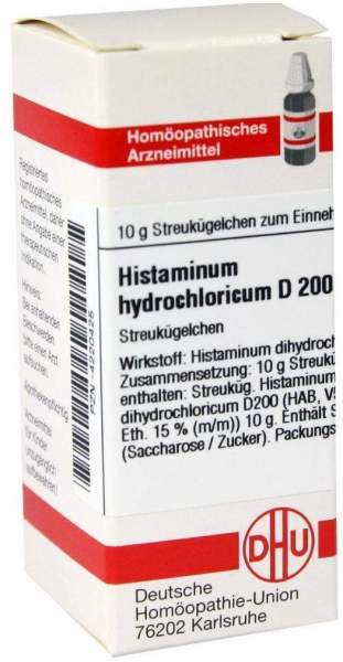 Histaminum Hydrochloricum D 200 Globuli