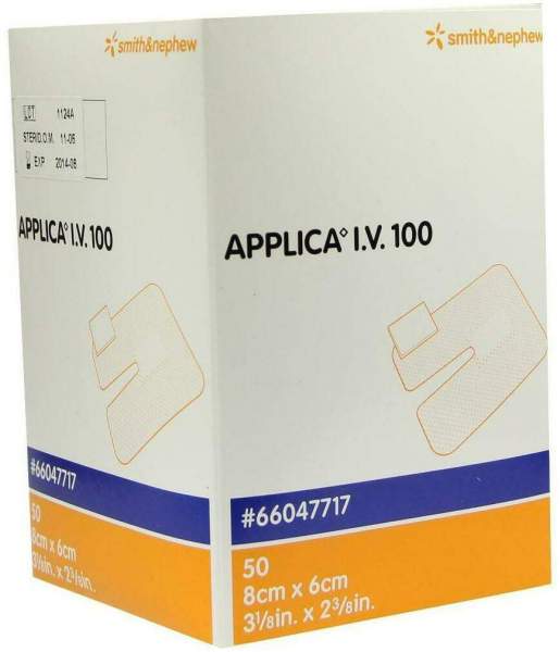 Applica I.V.100 Kanülenpflaster Mit Saugpolster