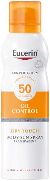 Eucerin Sun Oil Control Dry Touch LSF 50 200 ml Spray