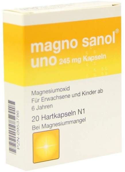 Magno Sanol Uno 245 mg 20 Kapseln