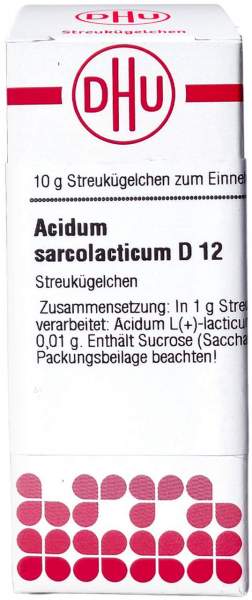 ACIDUM SARCOLACTICUM D 12 Globuli 10 g