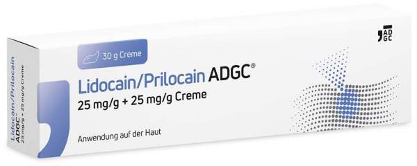 Lidocain-Prilocain ADGC 25 mg je g plus 25 mg je g Creme 30 g