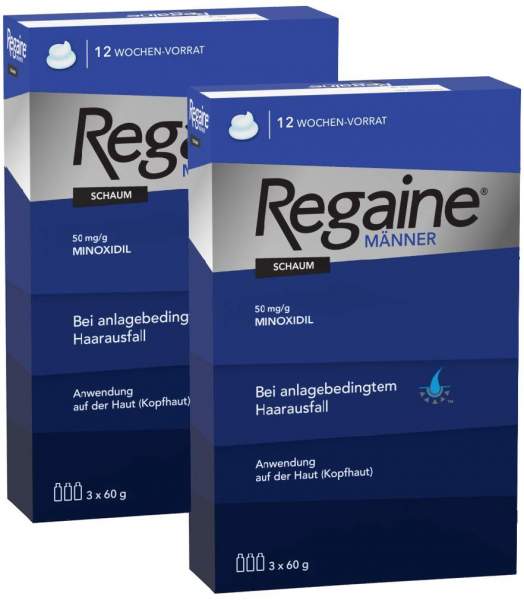 Regaine Männer Schaum 5% 6 x 60 ml