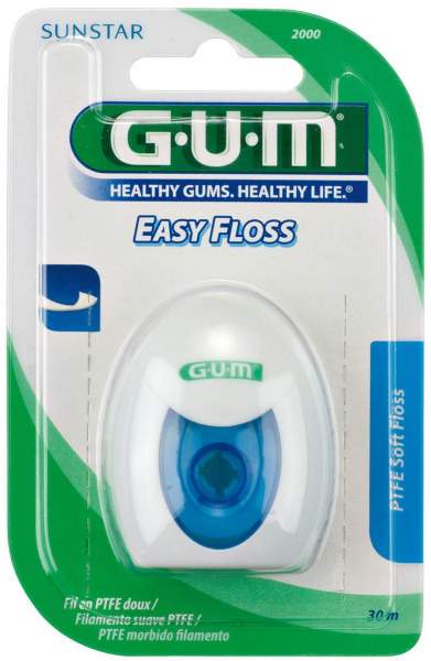 Gum Eez Thru Floss Teflon Zahnseide 50 M 1 Stück