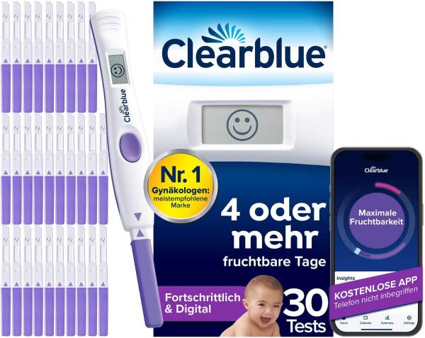 Clearblue Ovulationstest fortschrittlich &amp; Digital 30 Tests