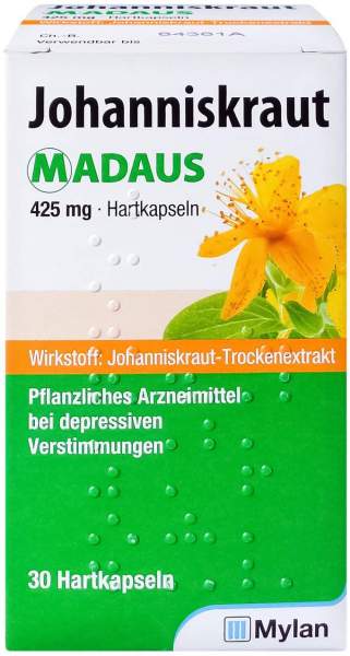 Johanniskraut Madaus 425 mg 30 Hartkapseln