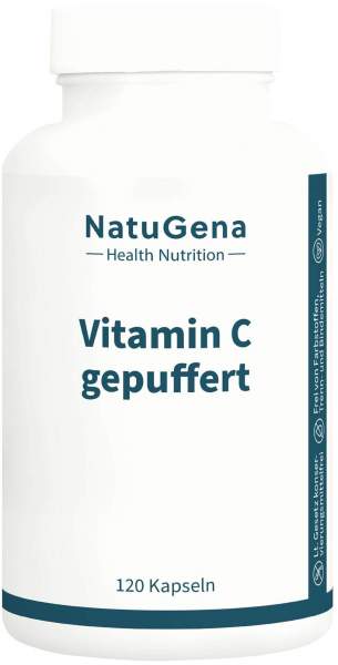 Vitamin C gepuffert hochdosiert + Magnesiumcarbonat 120 Kapseln