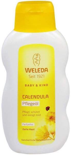 Weleda Calendula Pflegeöl Parfümfrei Baby und Kind 200 ml