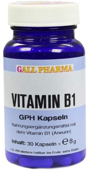Vitamin B1 Gph 1,4mg Kapseln 30 Kapseln