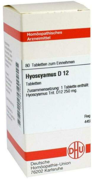 Hyoscyamus D 12 Tabletten
