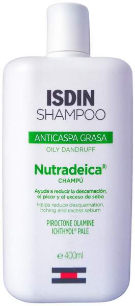 Isdin Nutradeica Shampoo Gegen Schuppen und Fettiges Haar 400 ml
