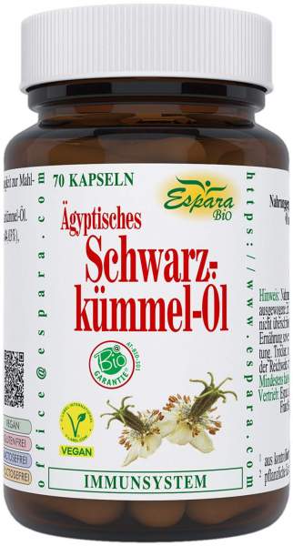 Schwarzkümmel-Öl Bio 220 Kapseln