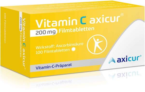 Vitamin C Axicur 200 mg 100 Filmtabletten