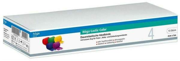 Höga Lastic Color Binde 4 cm X 5 M 10 Binden