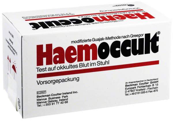 Haemoccult Test Vorsorgepackung