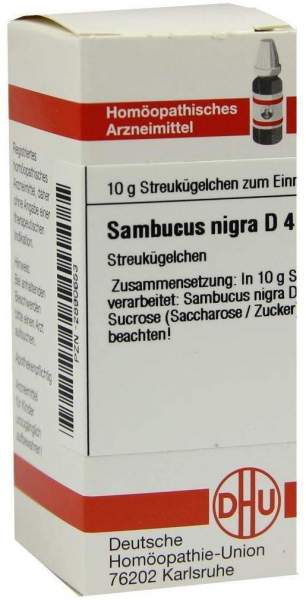 Sambucus Nigra D 4 Globuli