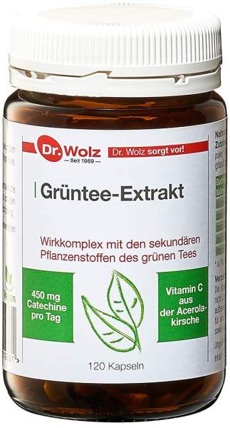 Grüntee Extrakt Dr.Wolz 120 Kapseln