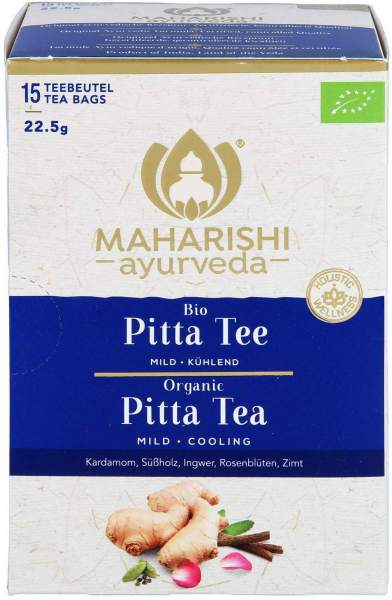 Pitta Tee Bio Ayurvedischer Gewürztee Teebeutel 22,5 G