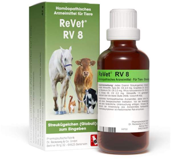 REVET RV 8 Globuli vet. 42 g