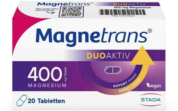 Magnetrans duo-aktiv 400 mg 20 Tabletten