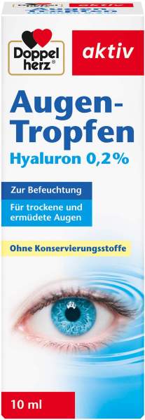 Doppelherz aktiv Augentropfen Hyaluron 0,2% 10 ml