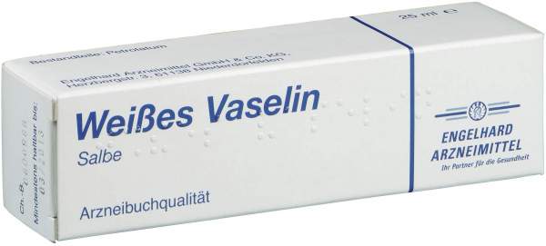 Weißes Vaselin in der Tube 25 ml Salbe
