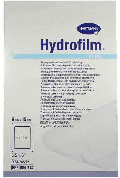 Hydrofilm Plus Transparentverband 9x15 C
