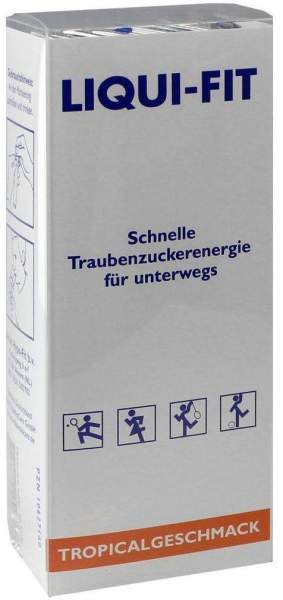 Liqui Fit Tropical Flüssige Zuckerlösung 12 Beutel