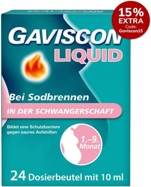 Gaviscon Liquid 500 mg-267 mg-160 mg Suspension 24 x 10 ml