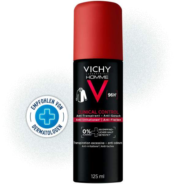 Vichy Homme Deo Spray Aero 96h 125 ml