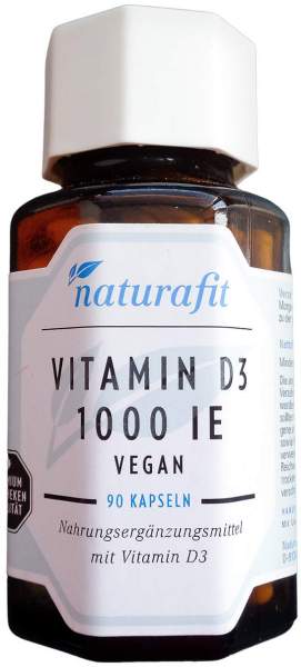 Naturafit Vitamin D3 1.000 I.E. Kapseln 90 Stück