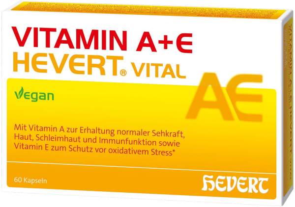 Vitamin A + E Hevert Vital 60 Kapseln