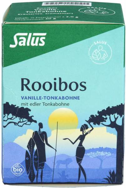 Rooibos Tee Vanille-Tonkabohne Kräutertee Bio Salus 15 Filterbeutel