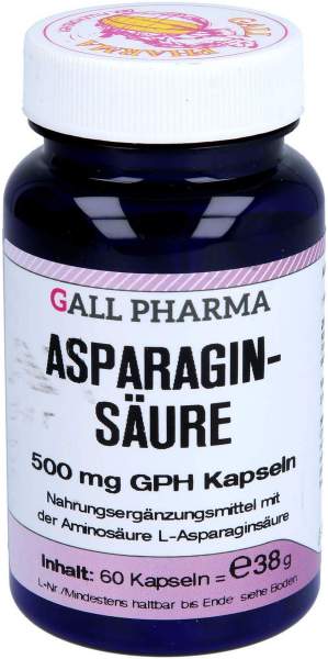 Asparaginsäure 500 mg Gph 60 Kapseln
