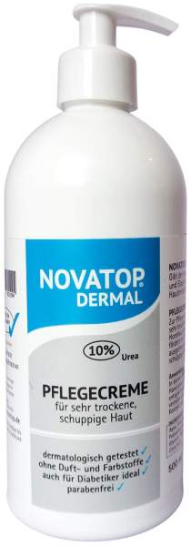 Novatop Dermal Pflegecreme 10% Urea 500 ml Creme