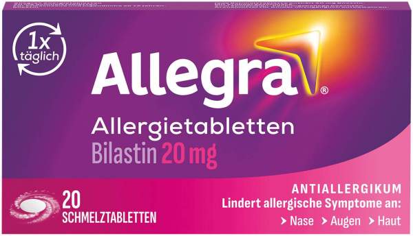 Allegra Allergietabletten 20 mg 20 Schmelztabletten