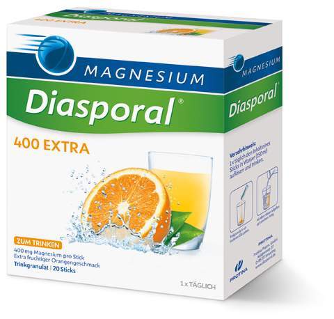 Magnesium Diasporal 400 Extra Trinkgranulat 20 Stück