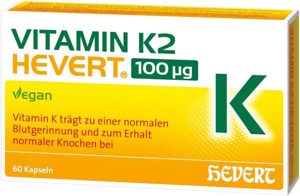 Vitamin K2 Hevert 100 µg 60 Kapseln