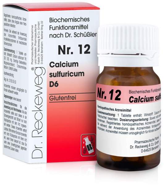 Biochemie 12 Calcium Sulfuricum D 6 Tabletten