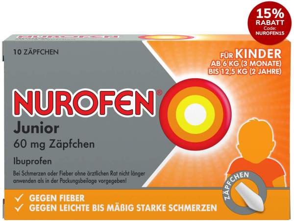 Nurofen Junior 60 mg 10 Zäpfchen