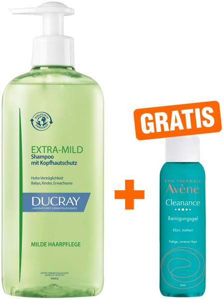 Ducray Extra Mild Shampoo 400 ml + gratis 100 ml