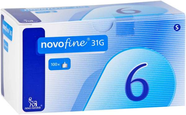 Novofine 6 Kanülen 0,25 x 6 mm 100 Stk