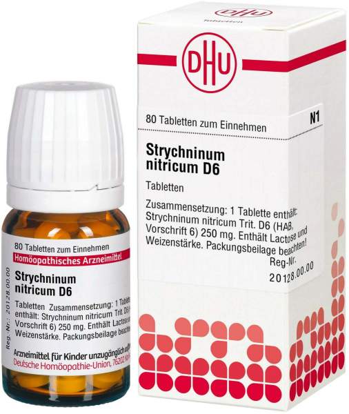 DHU Strychninum nitricum D6 80 Tabletten